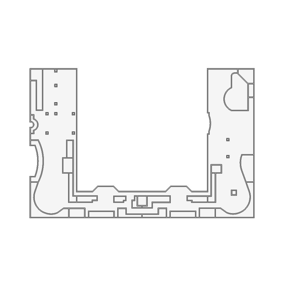 Full-scale 10000 sq ft commercial floor plan drafting for restoration adjusters