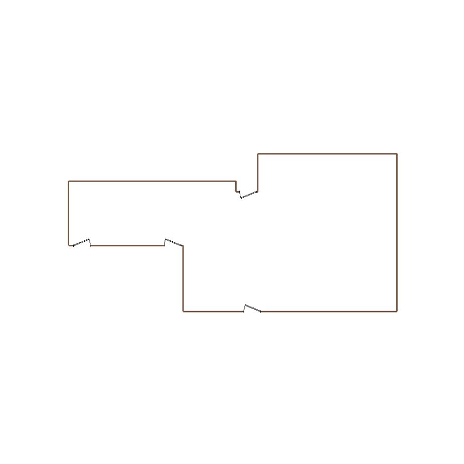 Simple exterior sketch of a residential structure (11-20 SQ), based on aerial imagery, used for estimating and documentation purposes in Xactimate.