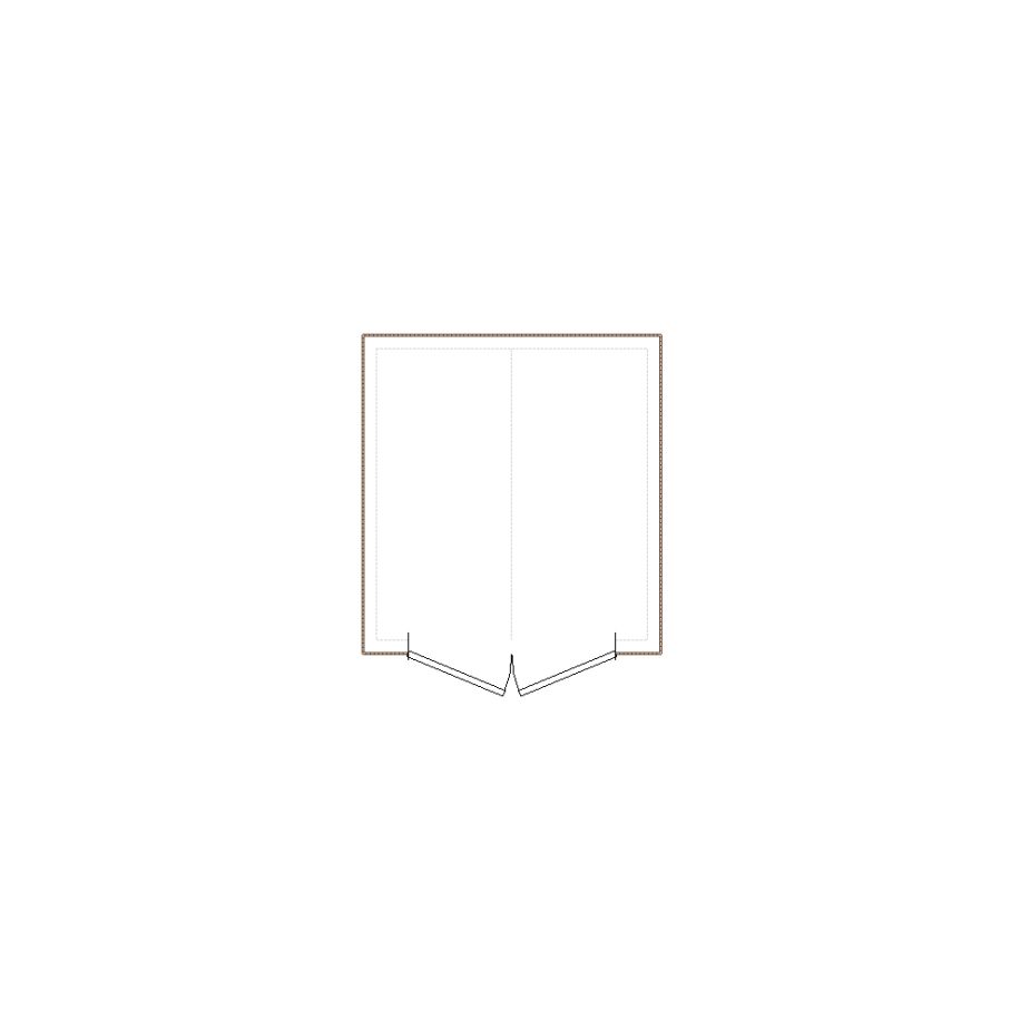 Simple exterior sketch based on interior layout (1-250 SF), either provided by the client or created by us, suitable for estimating in Xactimate.