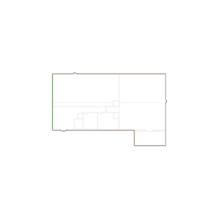 Detailed exterior sketch (4501-5000 SF) based on interior layout provided by the client or created by us. Suitable for siding, paint, and wall estimates.