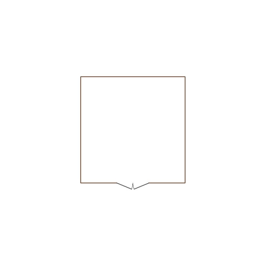 Simple exterior sketch of a residential structure (21-30 SQ), based on aerial imagery, used for estimating and documentation purposes in Xactimate.