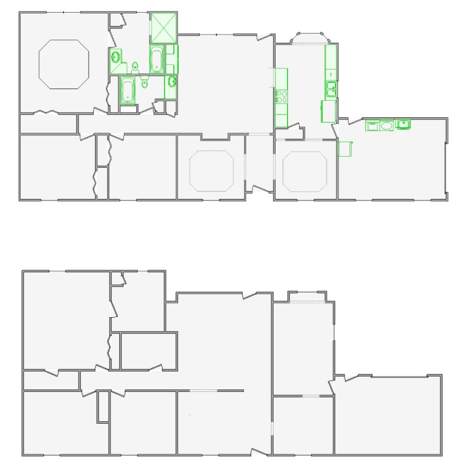 Expert refinement of 5000 sq ft commercial floor plans for insurance adjusters