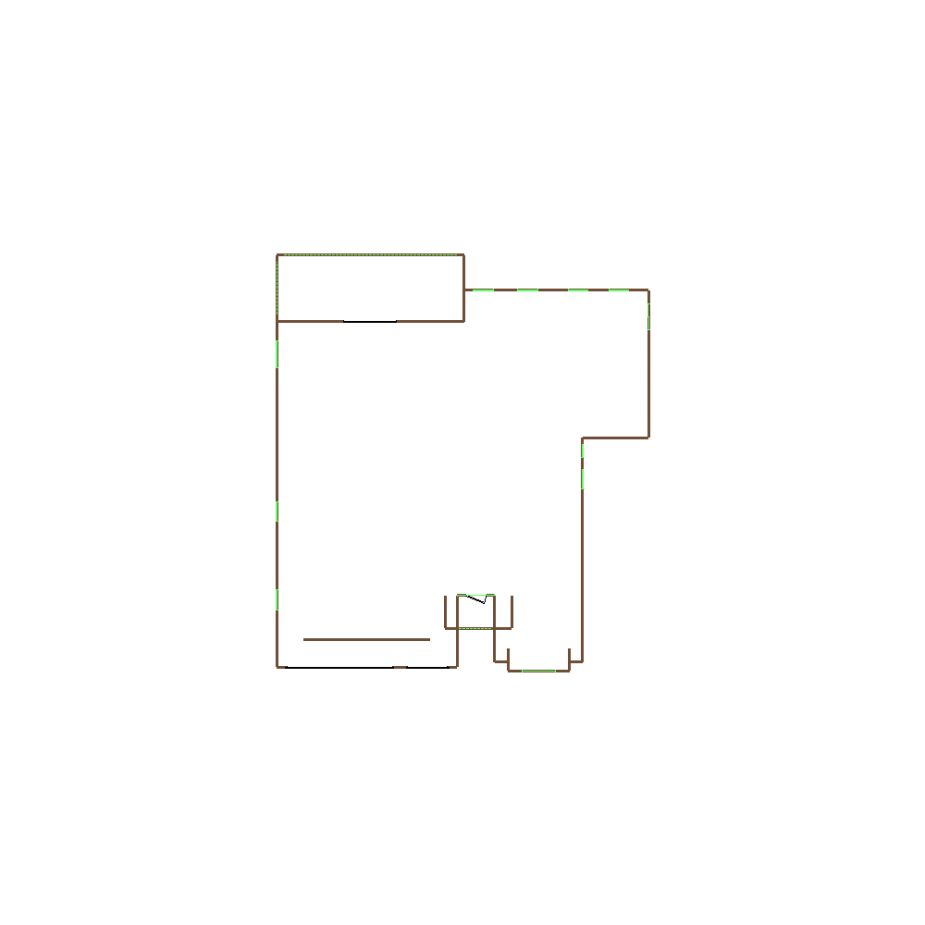 Detailed exterior sketch based on aerial imagery of a residential structure (21-30 SQ), suitable for use in damage assessment and restoration workflows in Xactimate.