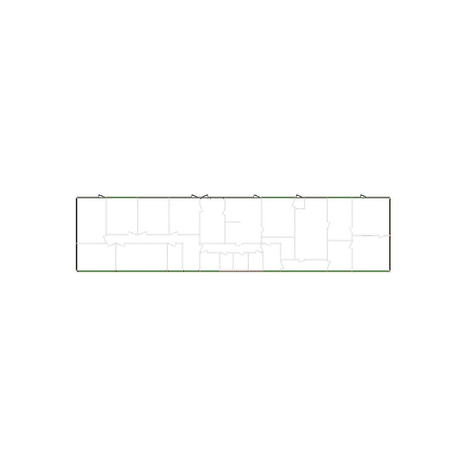 Simple exterior sketch based on interior layout (4001-4500 SF), either provided by the client or created by us, suitable for estimating in Xactimate.