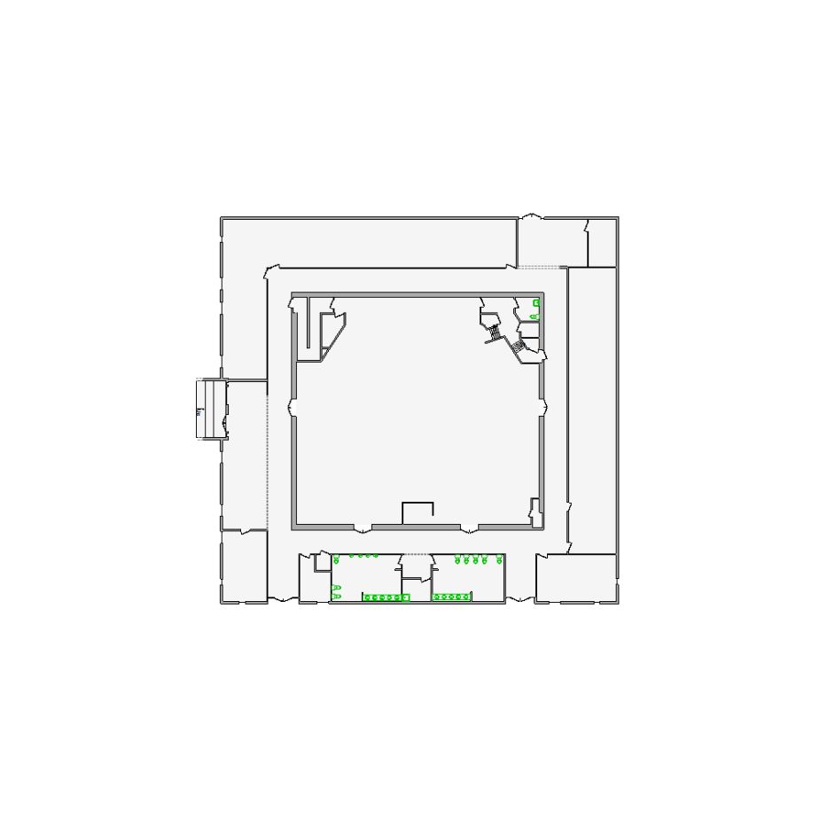 Industrial production line interior drafting for 100000 sq ft facilities from Matterport