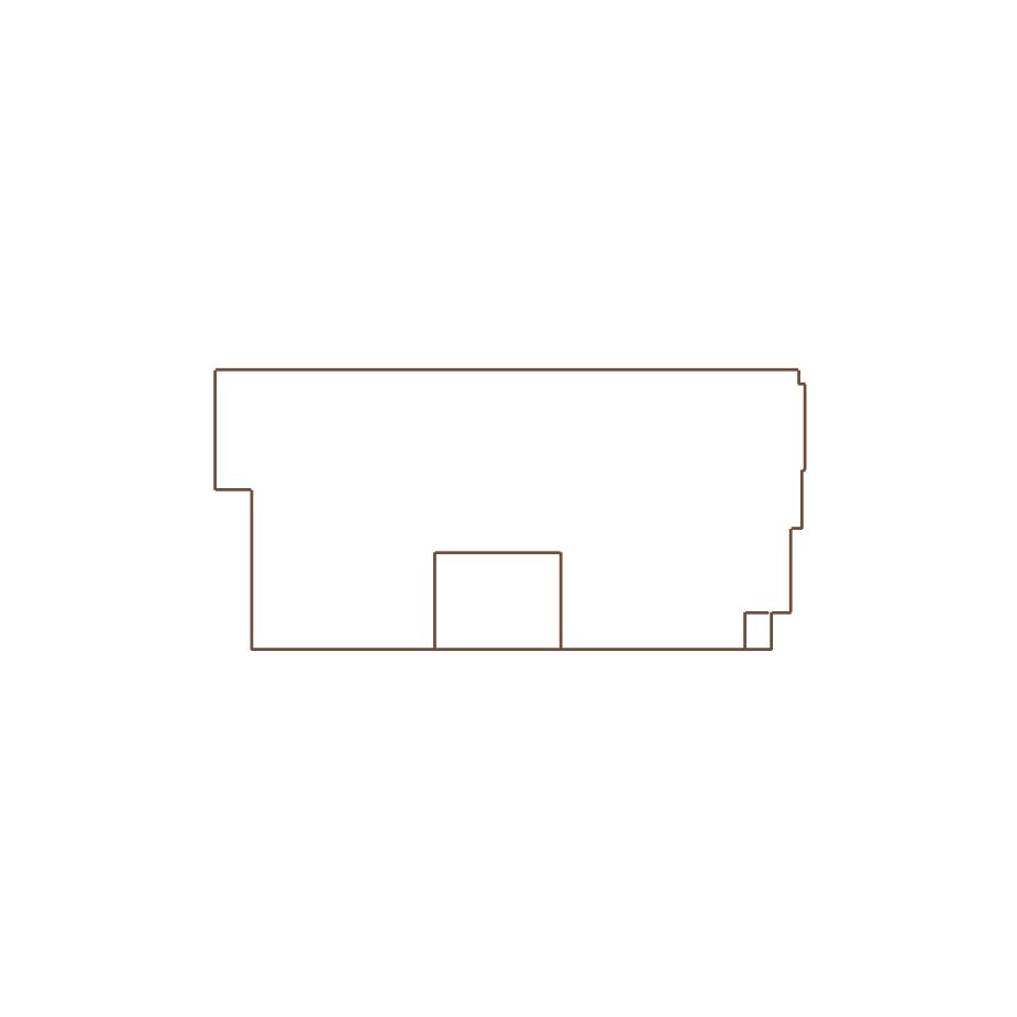 Simple exterior sketch of a residential structure (31-40 SQ), based on aerial imagery, used for estimating and documentation purposes in Xactimate.