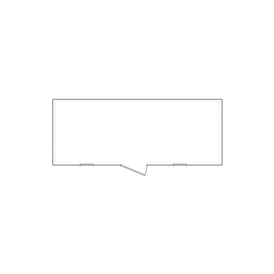 Detailed exterior sketch (1-250 SF) based on interior layout provided by the client or created by us. Suitable for siding, paint, and wall estimates.