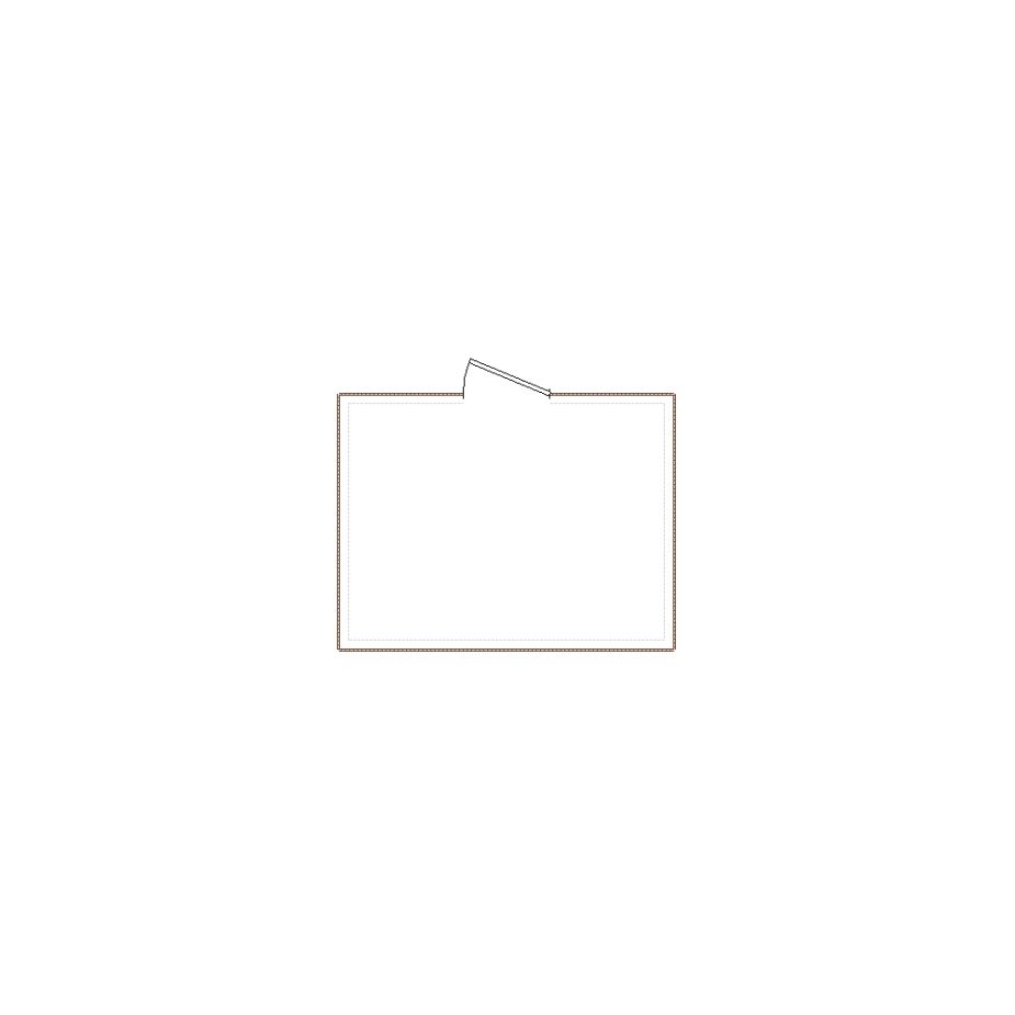 Simple exterior sketch based on interior layout (1-250 SF), either provided by the client or created by us, suitable for estimating in Xactimate.