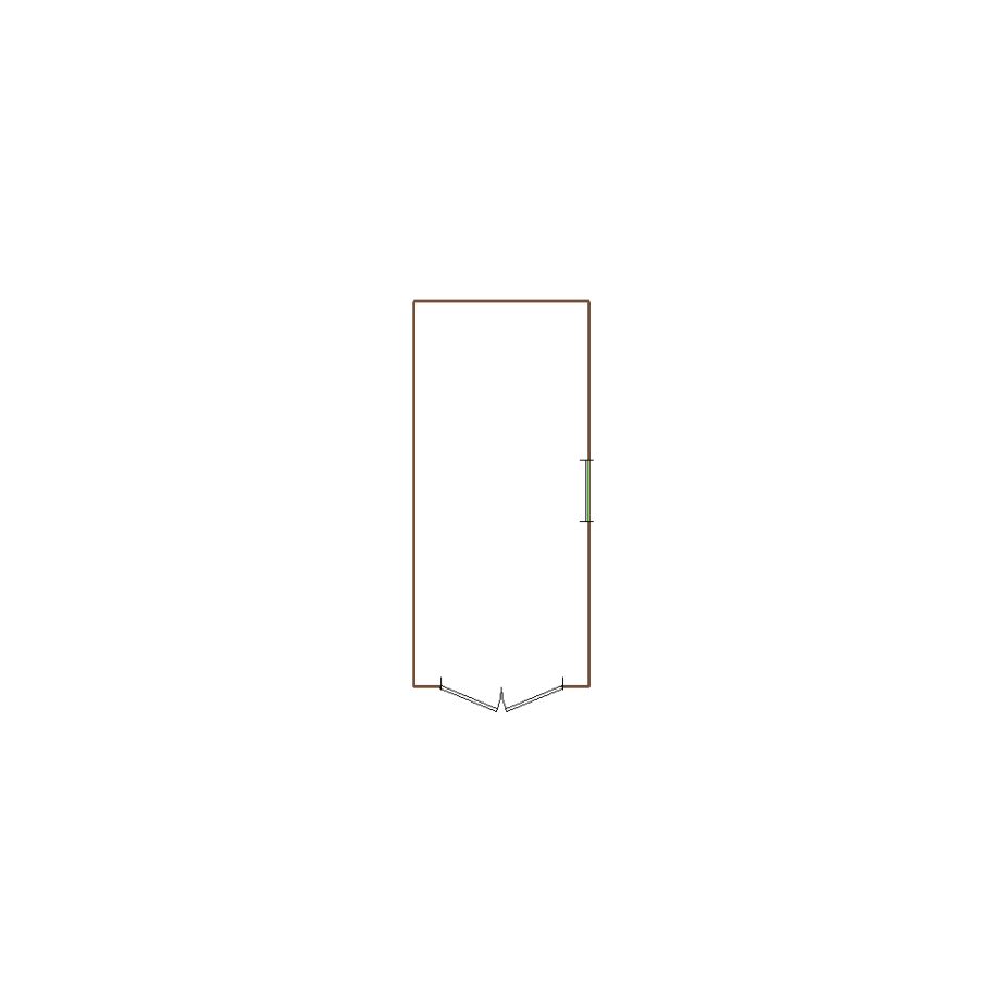 Detailed exterior sketch based on aerial imagery of a residential structure (1-5 SQ), suitable for use in damage assessment and restoration workflows in Xactimate.