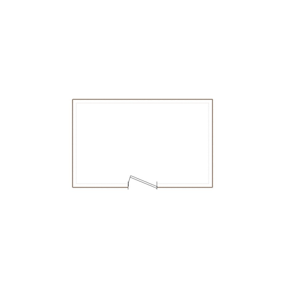 Simple exterior sketch based on interior layout (1-250 SF), either provided by the client or created by us, suitable for estimating in Xactimate.